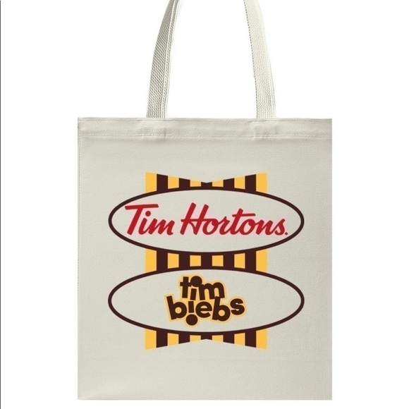 Tim Biebs Justin Bieber LIMITED EDITION Tim Hortons Collab Tote Bag - New in bag - Picture 1 of 6